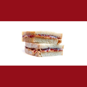 Frenzi Frozen Yogurt_Frozen Yogurt and Toppings Combo_Peanut Butter and Jelly Sandwich